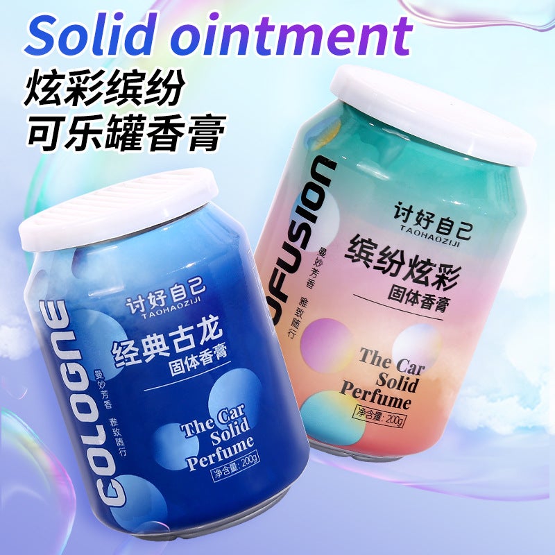 Car Coke Can Fragrance Car Home Cans Fragrance Car Air Fresh Agent Ornaments Cup Holder Solid Fragrance - Image 2